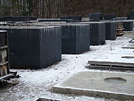 Plac produkacja szamb betonowych Września